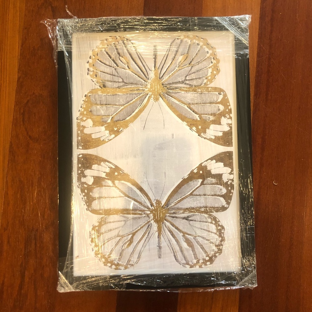 Wynwood studios golden butterflies wall art